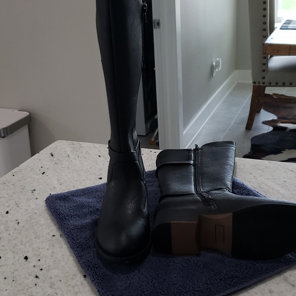 Girls New Kenneth Cole Size 3 Black Boots - Picture 5 of 5